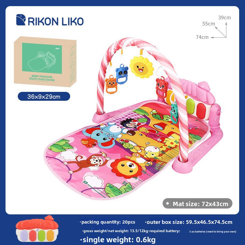 Interactive Crawling Game Mat for Infant Motor Skills and Early Sensory Learning Play