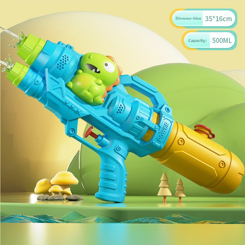 Double-nozzle dinosaur duck water gun water splashing toy