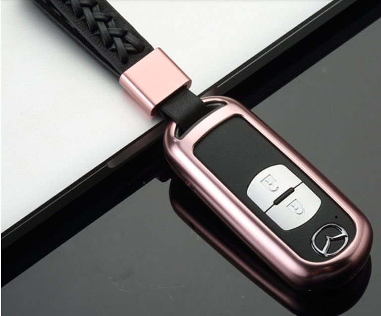Premium Aluminum Alloy Key Case for Mazda