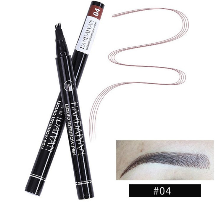 Microblading Effect Eyebrow Pen - Waterproof, Fine Sketch, Long-Lasting