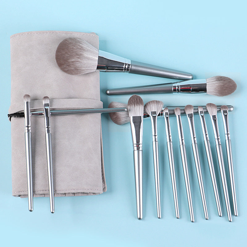 Premium 14-Piece Wooden Handle Makeup Brush Set