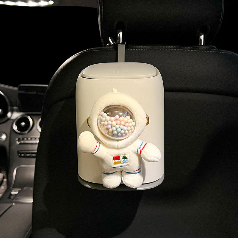 Charming Astronaut Car Trash Can