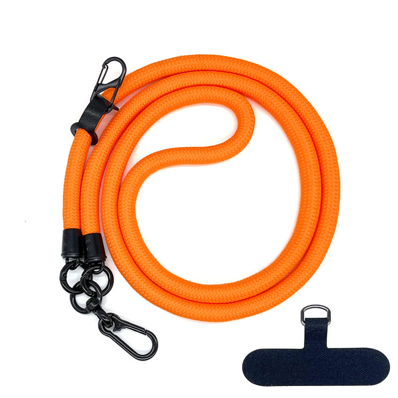 10MM Climbing Rope Mobile Phone Lanyard Gasket Adjustable Crossbody Mobile Phone Strap Camera Strap Rope Anti-lost Neck Rope