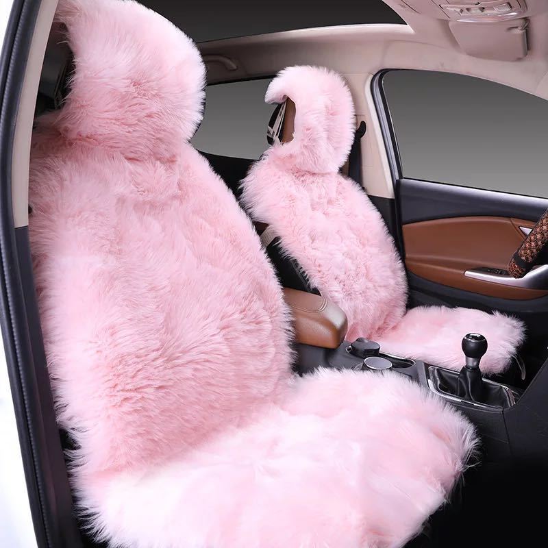 Premium Plush Car Seat Cushion - Universal Winter Comfort
