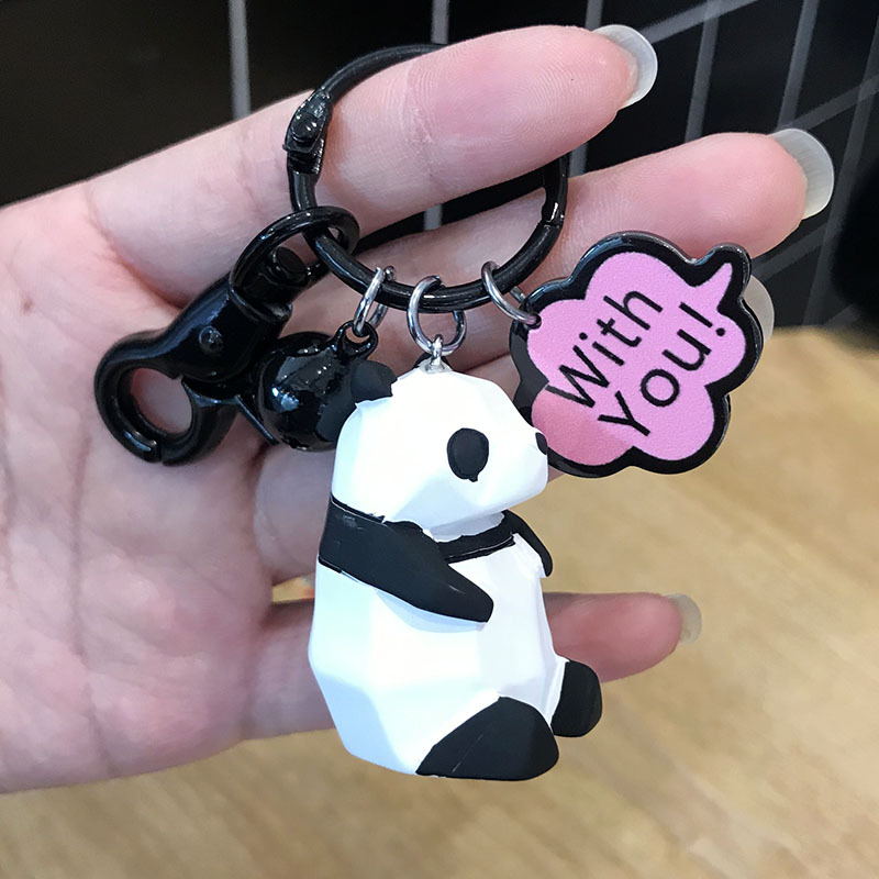 Charming Geometric Animal Keychain