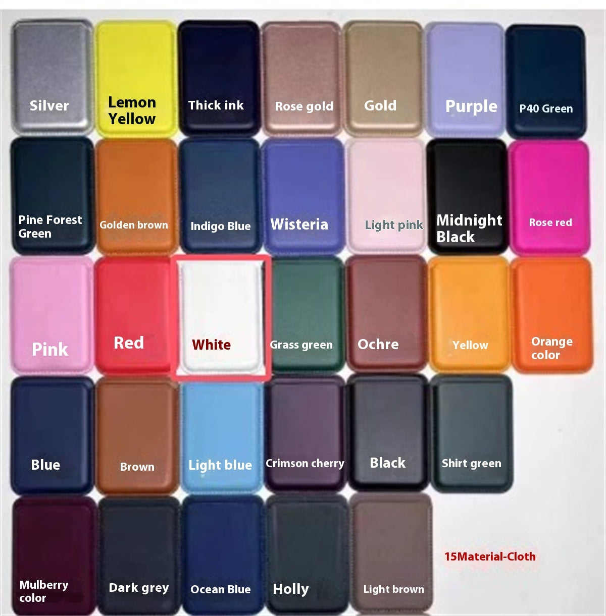 Luxury Magnetic Leather Wallet Case for iPhone - MagSafe Compatible