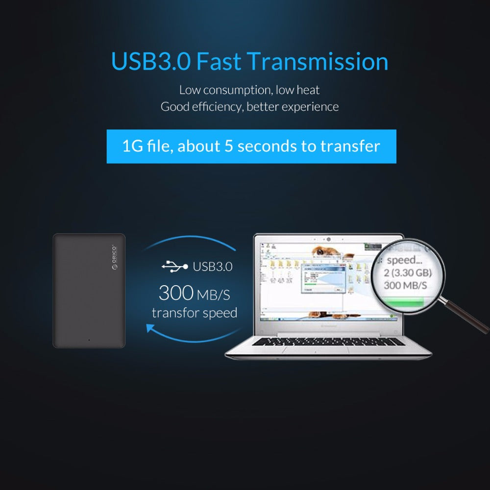 ORICO 2577U3 USB3.0 SATA Hard Drive Enclosure