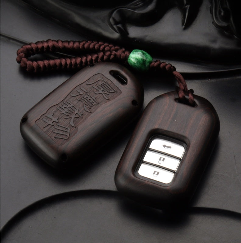 Ebony Sandalwood Key Case