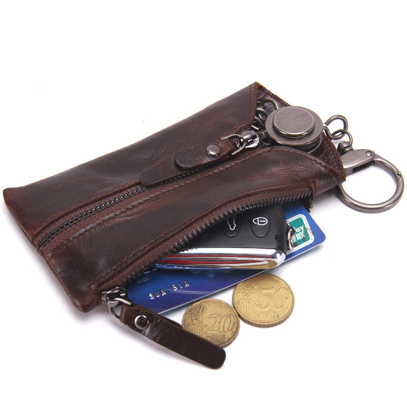 Premium Leather Car Key Holder