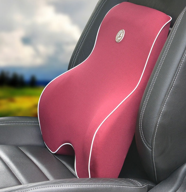 Premium Memory Foam Car Lumbar Support & Headrest Set