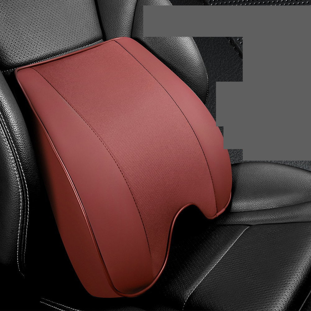 Premium Memory Foam Car Neck & Lumbar Support Pillow