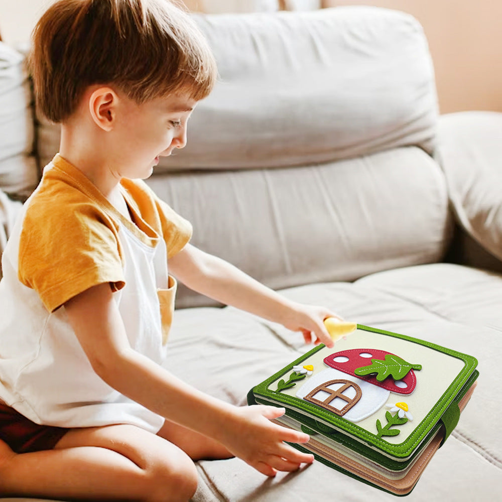 3D Felt Sensory Book for Early Learning