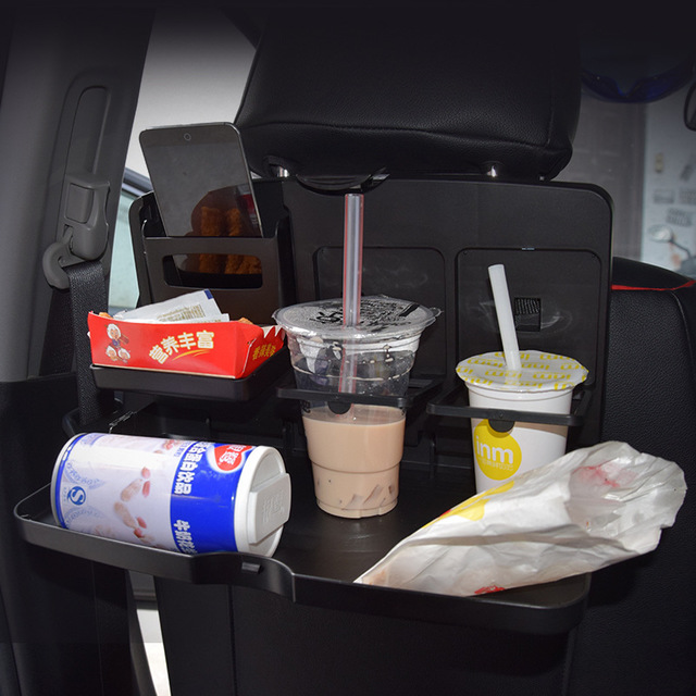 Premium Car Back Seat Organizer & Folding Table