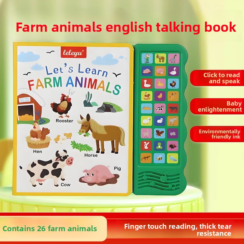 Early Education English Audio Word Touch Reading Book