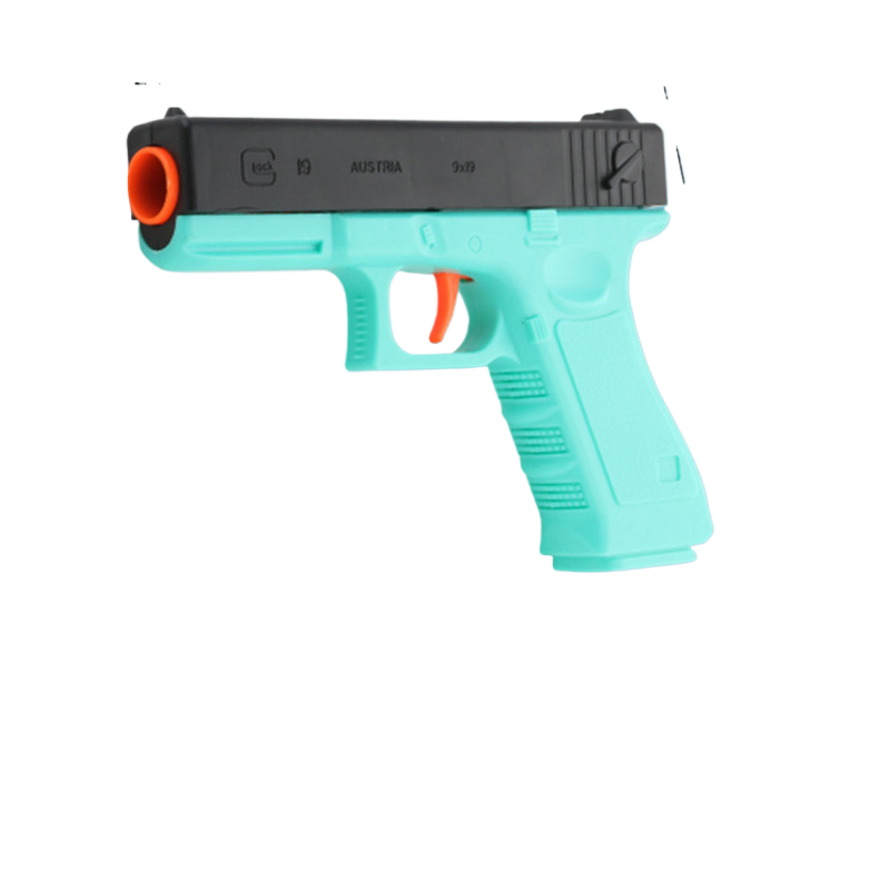 Glock Soft Bullet Toy Gun for Kids - Mint Green