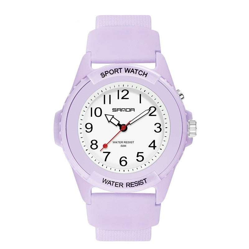 Sleek Sporty Luminous And Waterproof Womens Watch