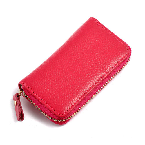 Premium Leather Car Key Holder & Card Case