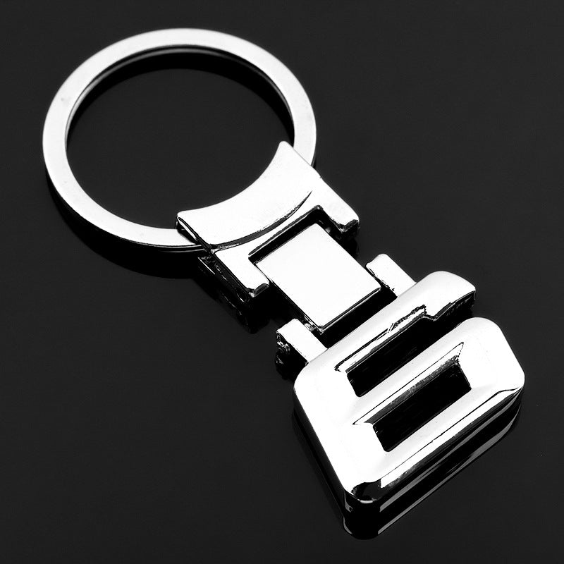 Premium Zinc Alloy Headphone Keychain