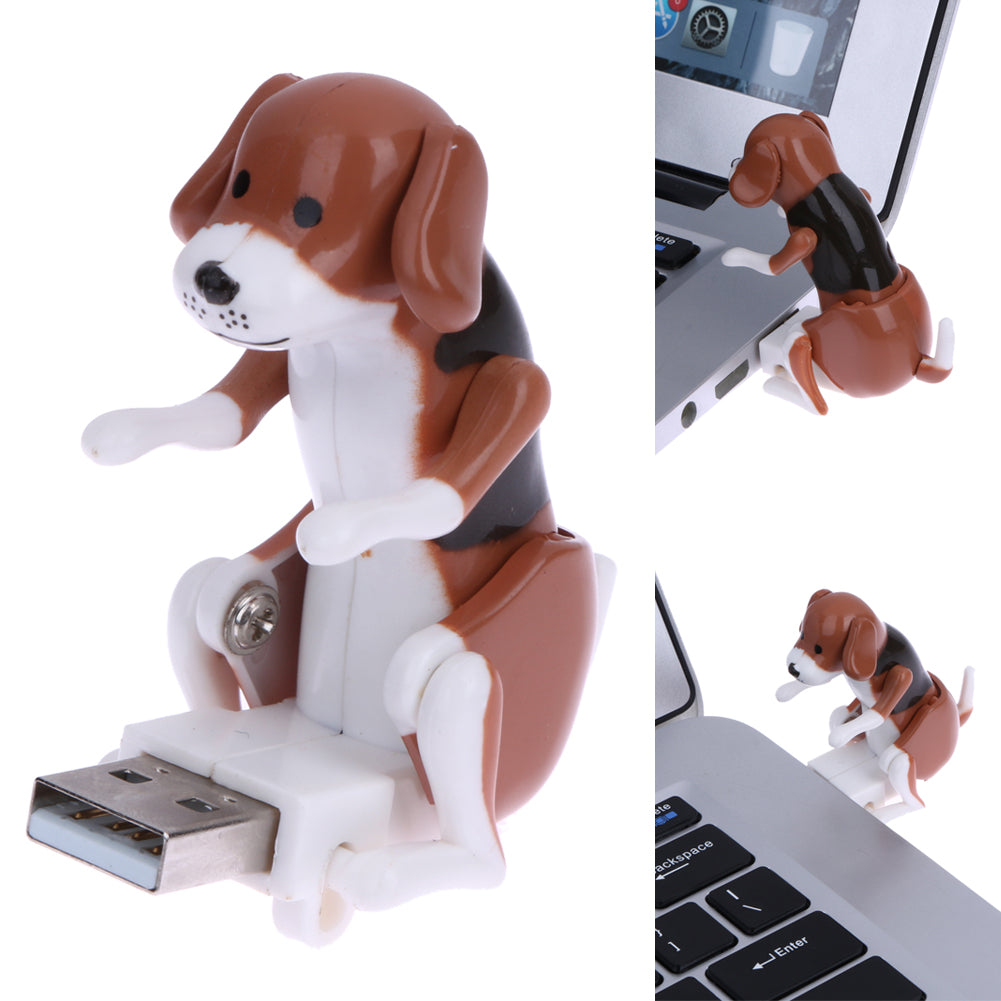 Mini Cartoon Dog USB Toy - A Playful Desk Companion