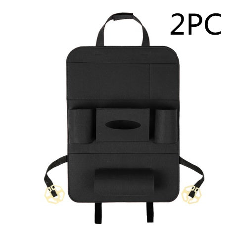 Premium Wool Felt Car Backseat Organizer
