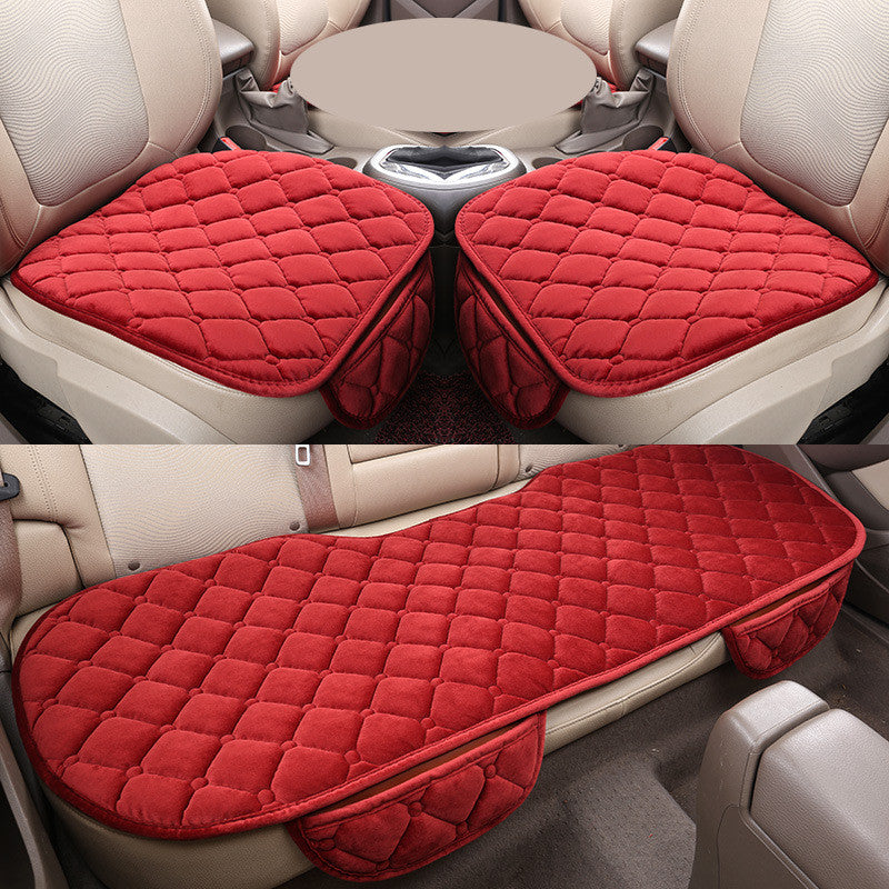 Premium Plush Velvet Car Seat Cushion
