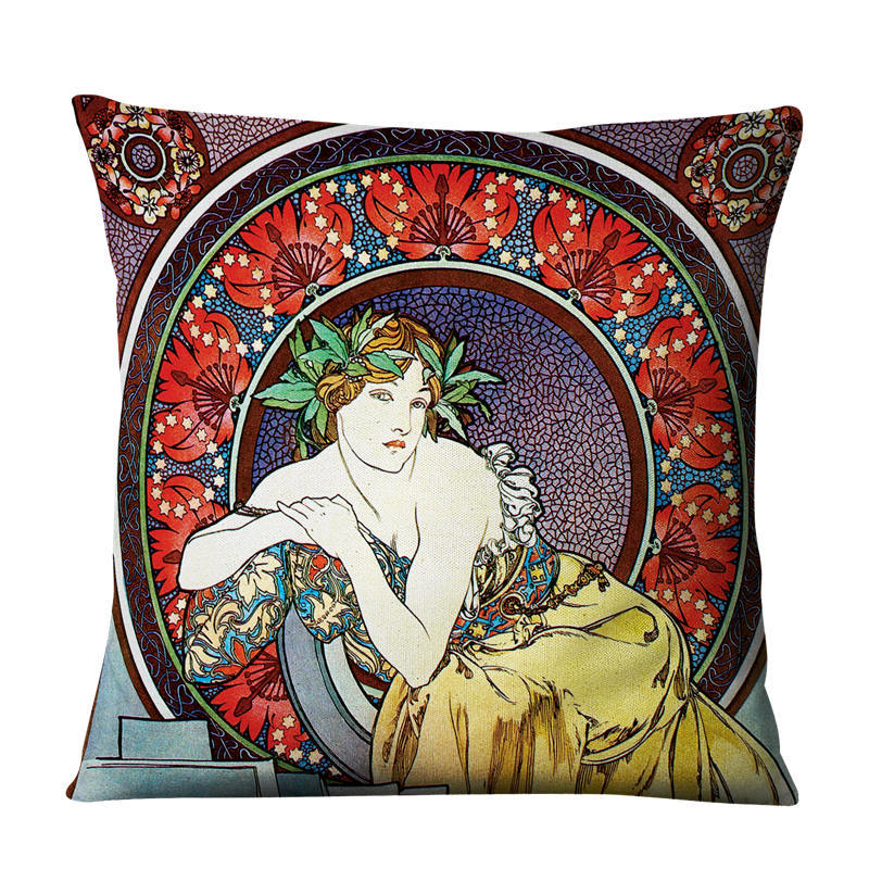 Linen pillow cushion cover