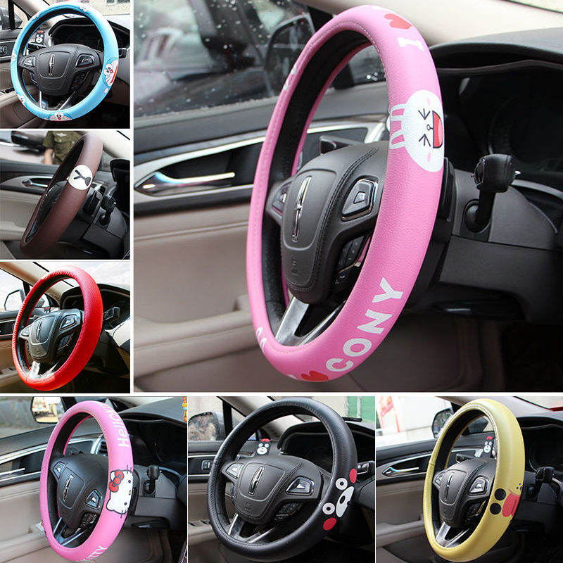 Premium Cartoon Character Steering Wheel Cover