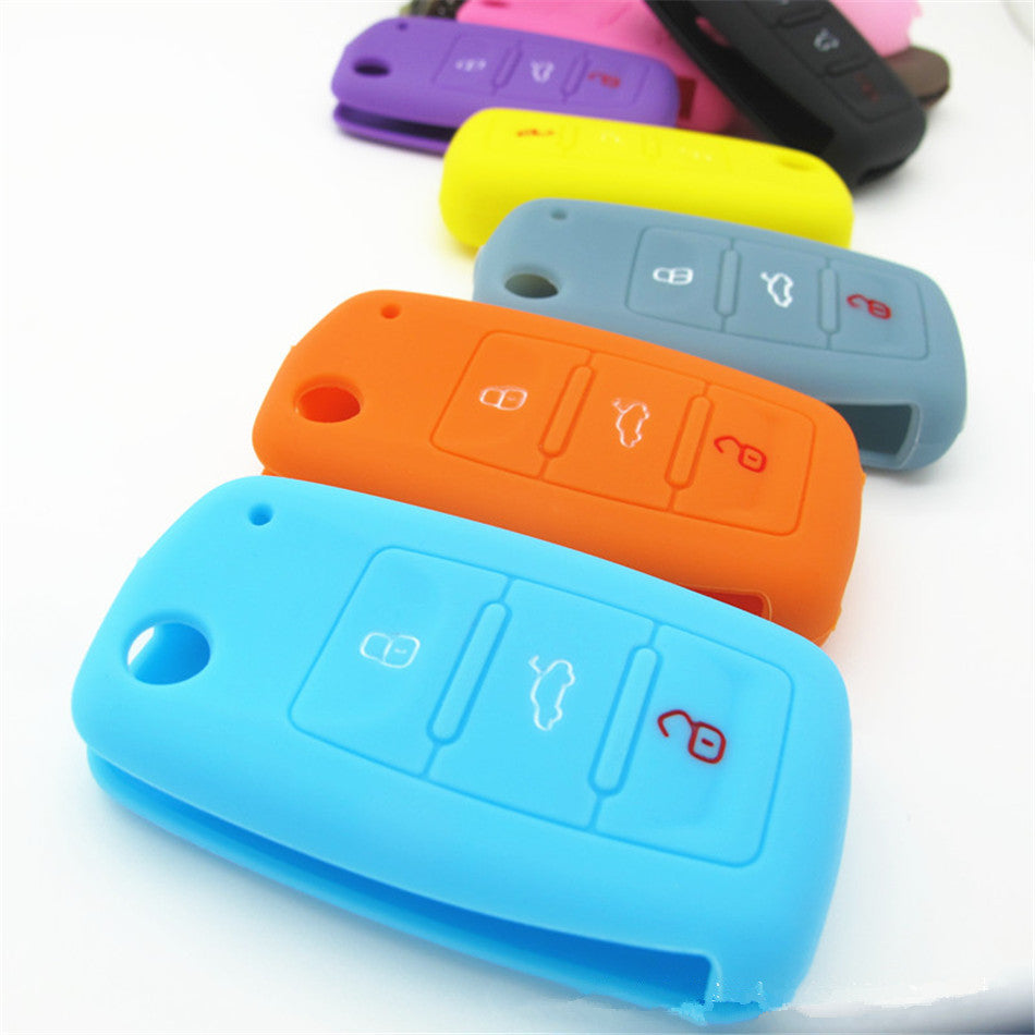 Premium Silicone Car Key Protector Case