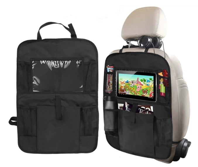 Premium Car Backseat Organizer with iPad Holder