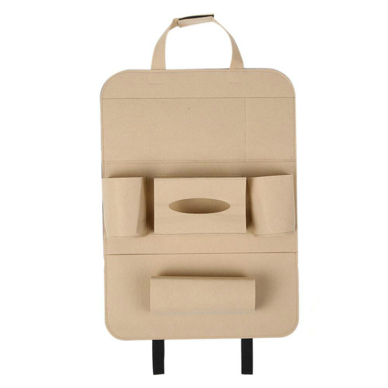Premium Wool Felt Car Backseat Organizer