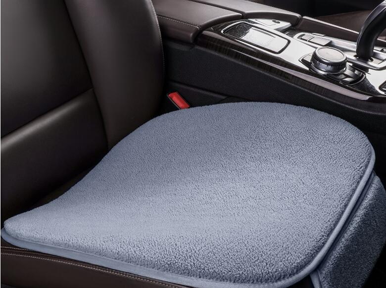 Car Seat Cushion Fleece Plush Winter Seat Cushion Without Backrest Single Piece