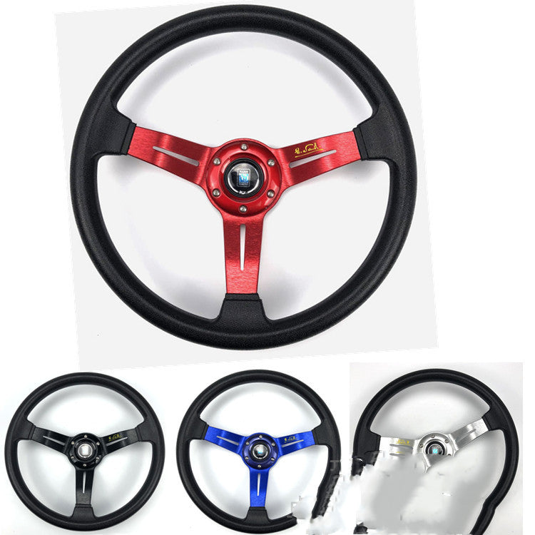 Universal PU Leather Racing Steering Wheel