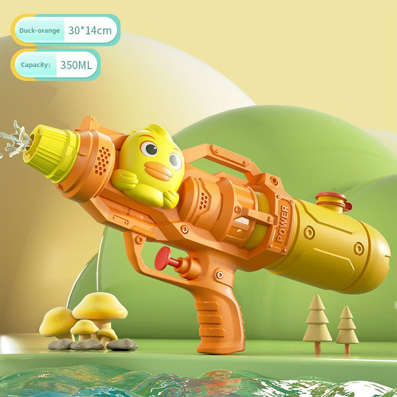 Double-nozzle dinosaur duck water gun water splashing toy