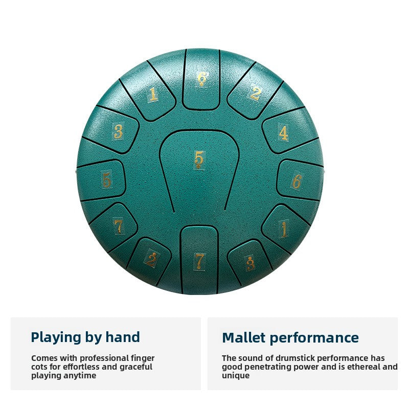 Professional Steel Tongue Drum with Hammer and Accessories