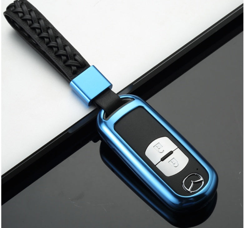 Premium Aluminum Alloy Key Case for Mazda