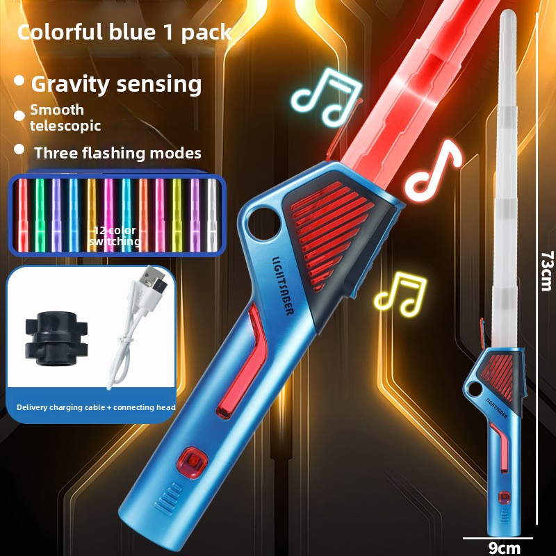 Two-in-one luminous laser sword