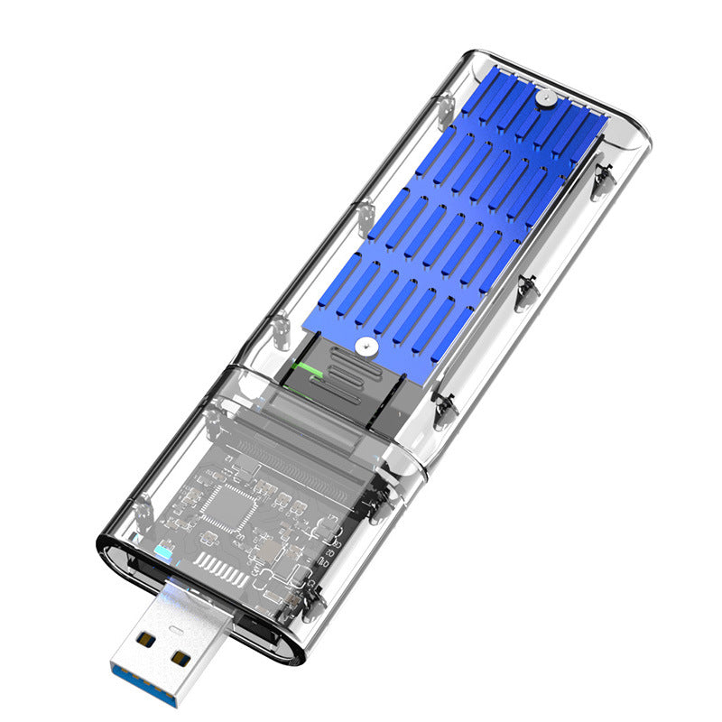 Creative Transparent Solid State Mobile Hard Disk Box with USB Interface