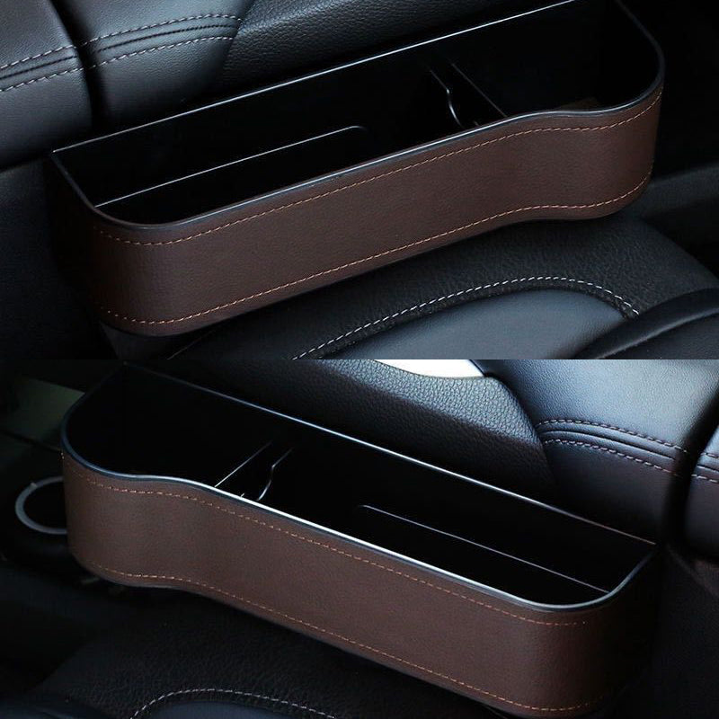 Premium PU Leather Car Organiser