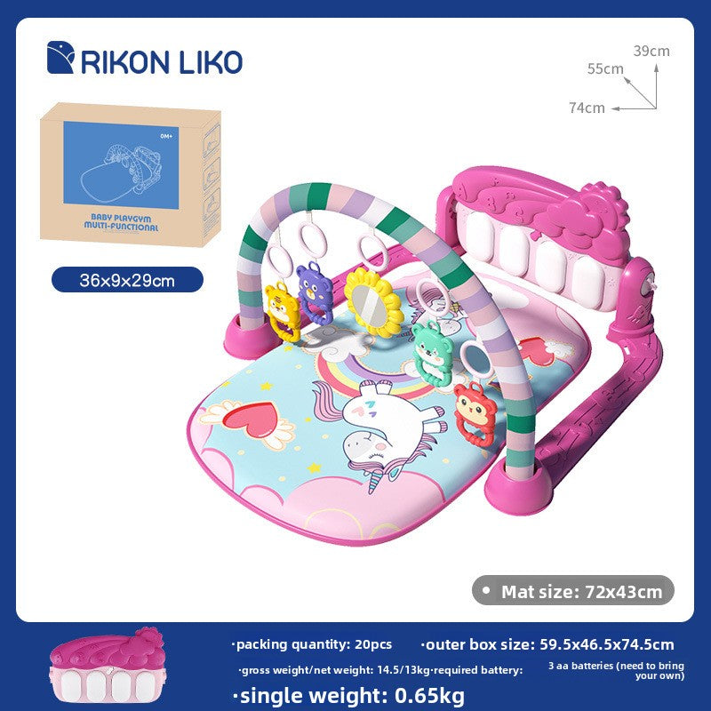 Interactive Crawling Game Mat for Infant Motor Skills and Early Sensory Learning Play