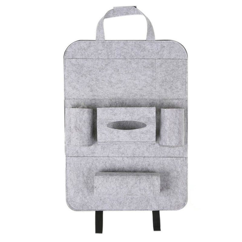 Premium Wool Felt Car Backseat Organizer