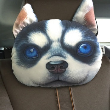 Cat Lovers Car Headrest Pillow
