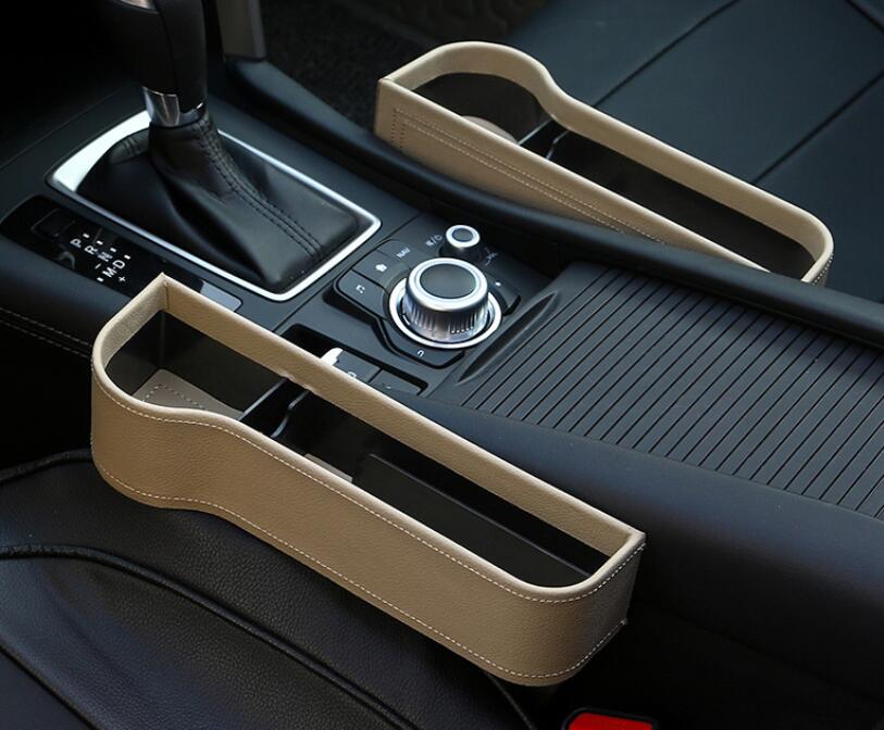 Premium Leather Car Storage Organizer