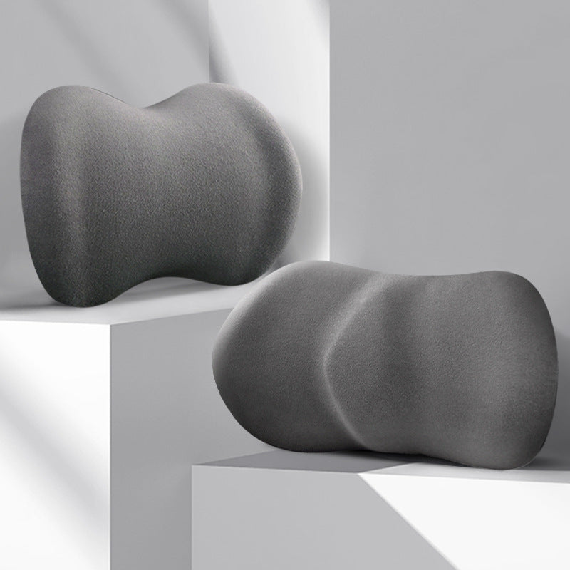 Premium Car Headrest & Lumbar Support Pillow