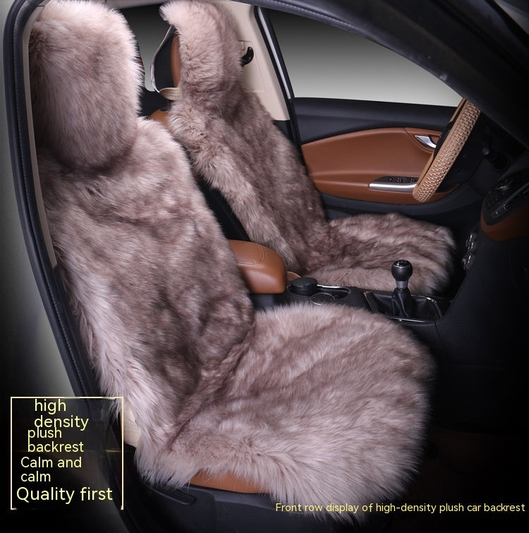 Premium Plush Car Seat Cushion - Universal Winter Comfort