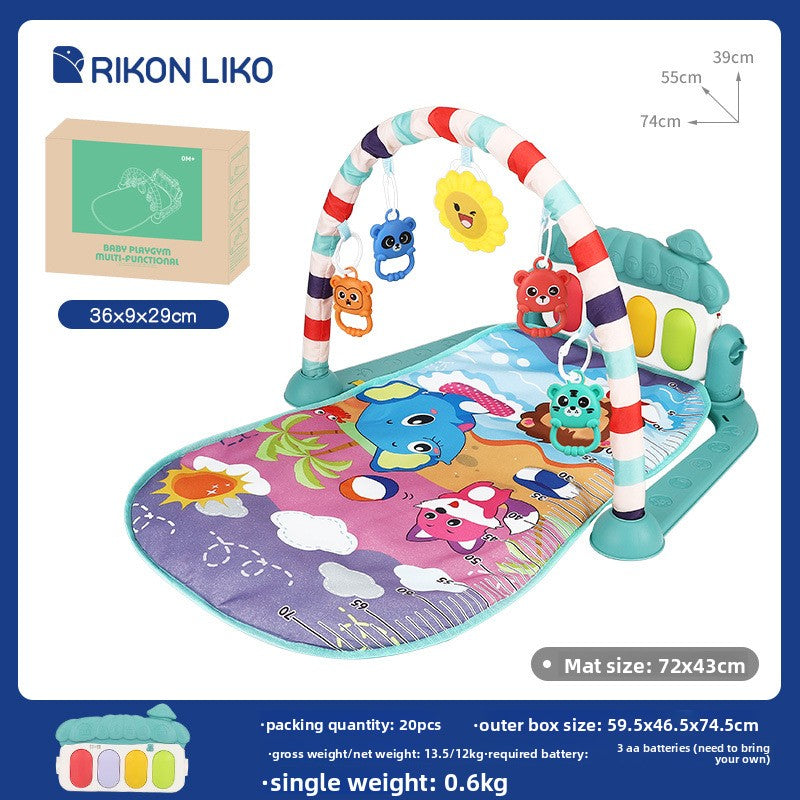 Interactive Crawling Game Mat for Infant Motor Skills and Early Sensory Learning Play
