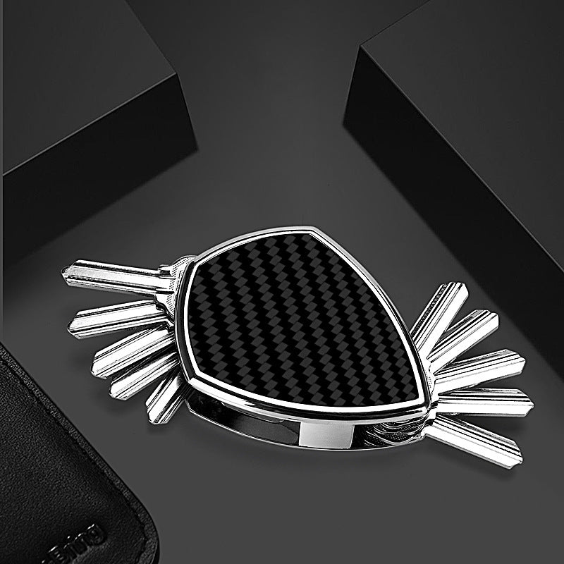 Carbon fiber aluminum alloy key clip