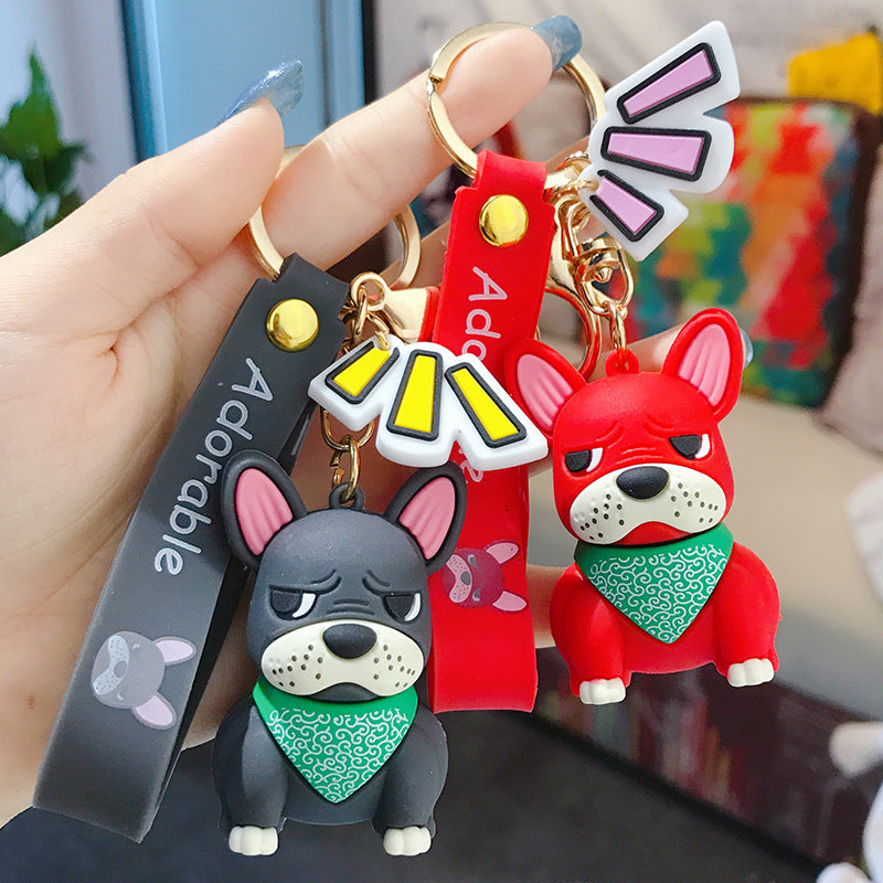 Chic French Bucket Keychain