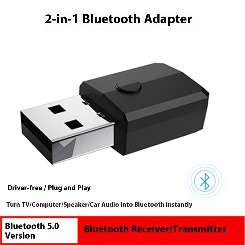 Universal Four in One Bluetooth 5.0 Audio Transmitter and Receiver Adapter with 100Mbps Speed
