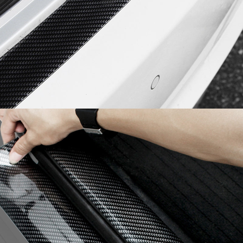5D Carbon Fiber Car Door Sill Protector