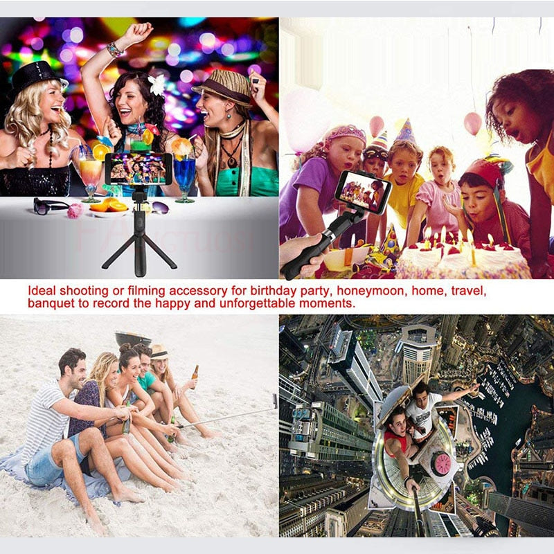 Premium Bluetooth Selfie Stick & Tripod